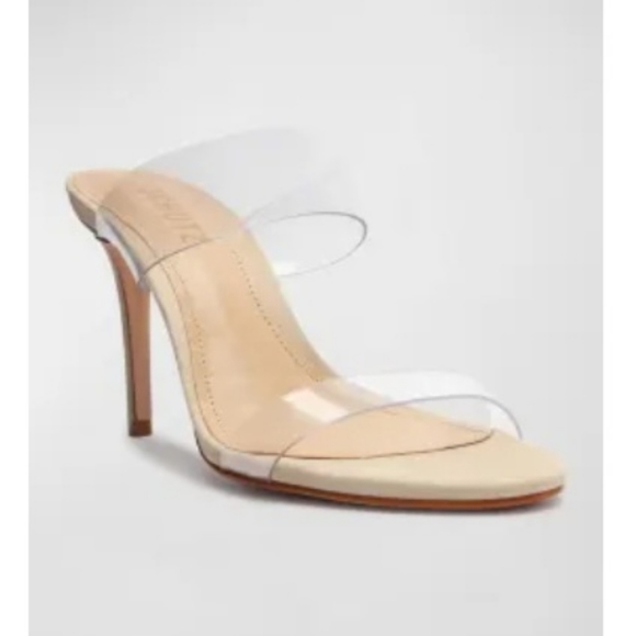 SCHUTZ ARIELLA VINYL AND LEATHER SANDAL. - Picture 8 of 9